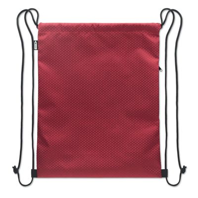 Mochila de cuerdas RPET 420D con bolsillo y carga 5 kg