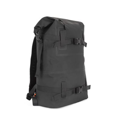 Mochila impermeable con correas de compresión Black