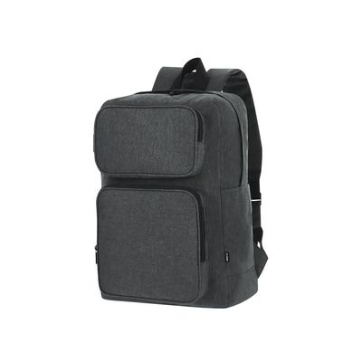 Mochila de poliéster RPET Gri
