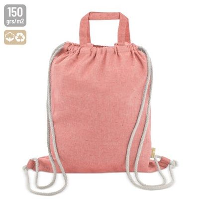 Mochila cuerdas y Bolsa 2 en 1 Algodón