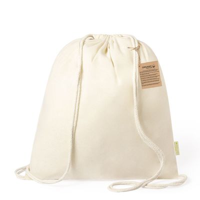 Mochila de cuerdas ecológica resistente de algodón orgánico