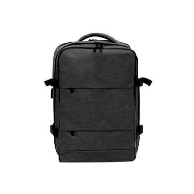 Mochila Mini Maleta USB 3 Compartimentos + Zapatos Neg
