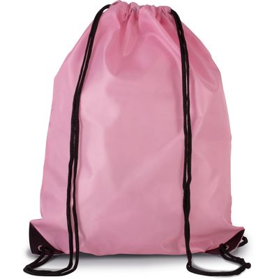 Mochila con cordones y esquinas reforzadas Dark Pink