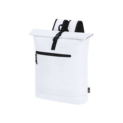 Mochila de poliéster RPET rolltop Bla