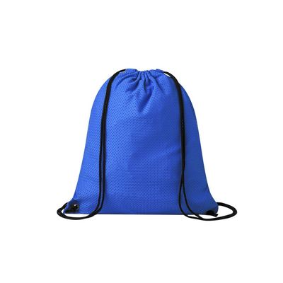 Mochila de cuerdas en poliéster Azul