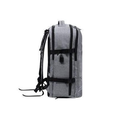 Mochila Mini Maleta USB 3 Compartimentos + Zapatos