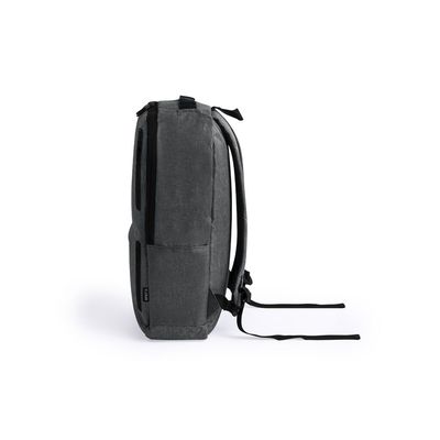 Mochila RPET Acolchada 3 Bolsillos Frontales