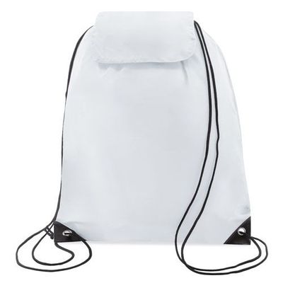Mochila Cuerdas con Solapa Velcro Bl