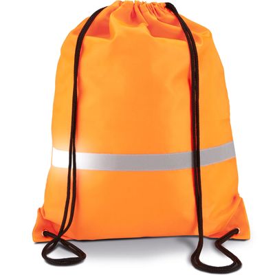 Mochila reflectante con cordones Fluorescent Orange