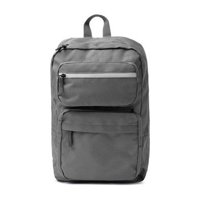 Mochila con 2 bolsillos frontales Gris Talla Única Adulto