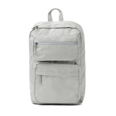 Mochila con 2 bolsillos frontales Gris