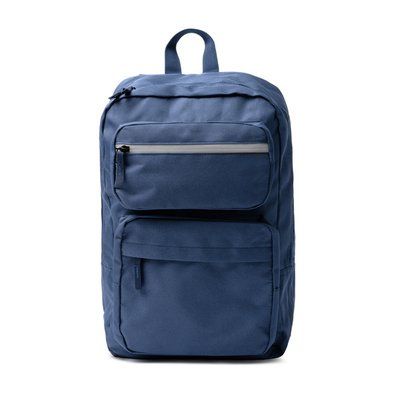 Mochila con 2 bolsillos frontales Marino