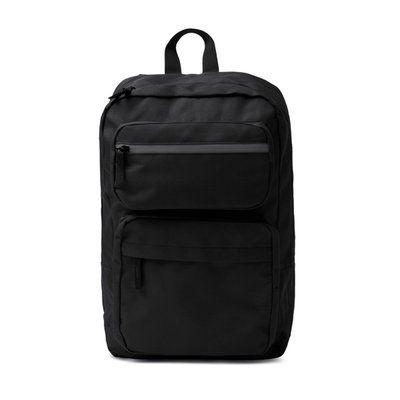Mochila con 2 bolsillos frontales Negro Talla Única Adulto