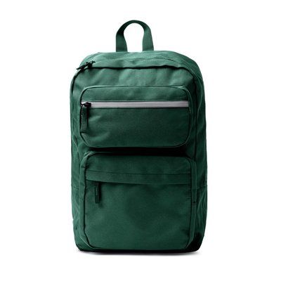Mochila con 2 bolsillos frontales Verde Oscuro