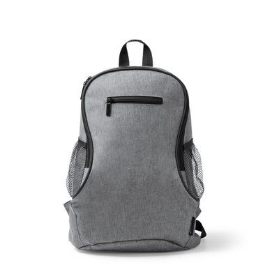 Mochila de 300D RPET Gris Vigore