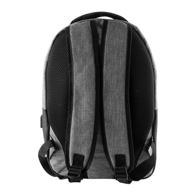 Mochila Acolchada 15.6" con USB Ploiéster/Jeans