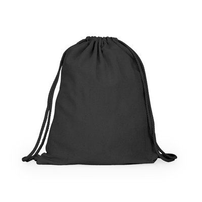 Mochila de algodón 100% de 105g Negro