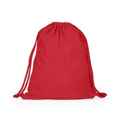 Mochila de algodón 100% de 105g Rojo
