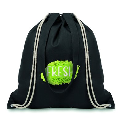 Mochila de algodón en canvas y asas largas
