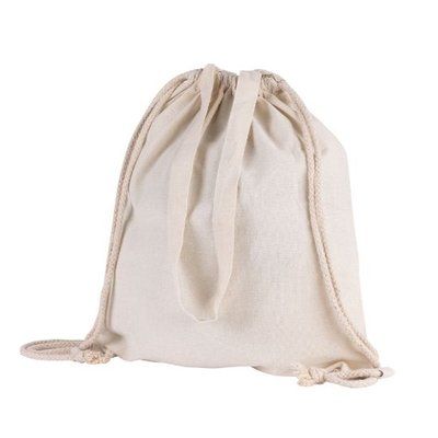 Mochila de algodón con cordones NAT