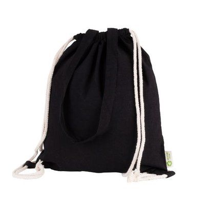 Mochila de algodón con cordones NE