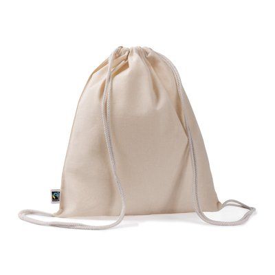 Mochila algodón Fairtrade de 7L Natural