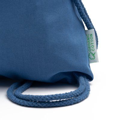 Mochila de algodón orgánico y cordones