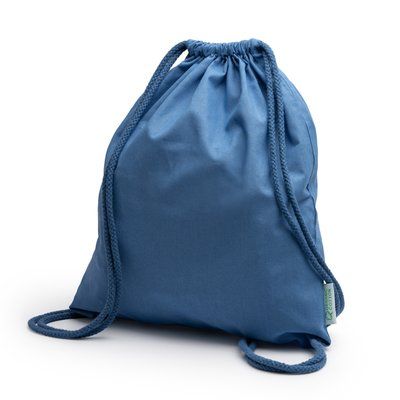 Mochila de algodón orgánico y cordones