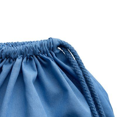 Mochila de algodón orgánico y cordones
