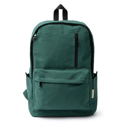 Mochila de algodón reciclado 330 g/m2 Verde Oscuro