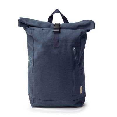 Mochila de algodón reciclado de 370g Marino