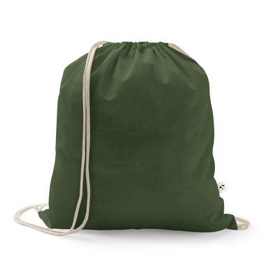 Mochila de algodón reciclado y poliéster Verde Militar