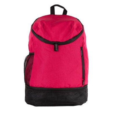 Mochila antidesgarro con compartimento para zapatos Rojo