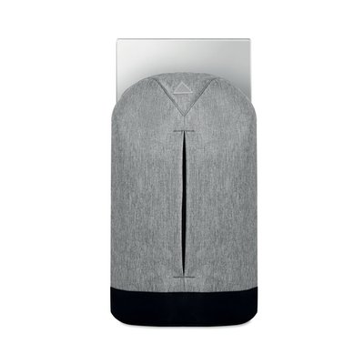 Mochila antirobo jaspeada para portátil de 13 pulgadas Gris