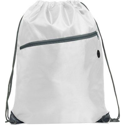 Mochila con asas y salida para cables Blanco