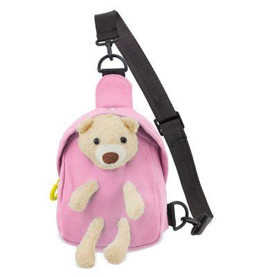 Mochila Bandolera con Osito Extraíble