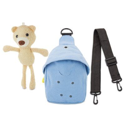Mochila Bandolera con Osito Extraíble