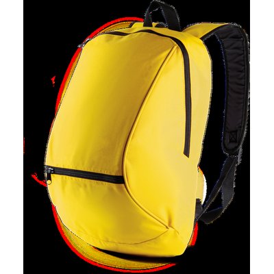 Mochila con bolsillo interior y frontal Yellow