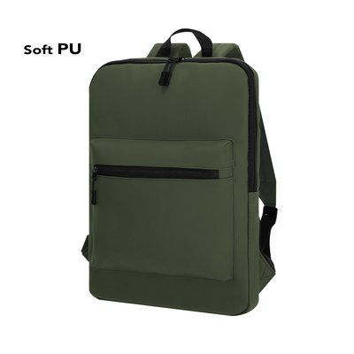 Mochila con bolsillo principal de cremallera