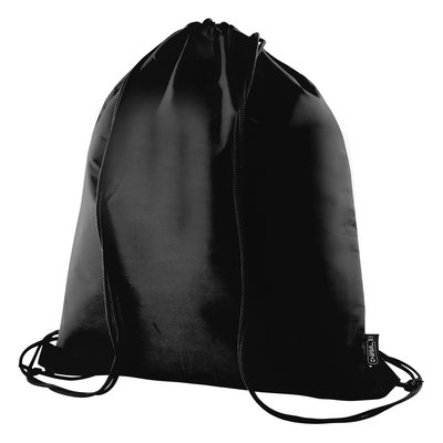 Mochila de colores de poliéster Negro