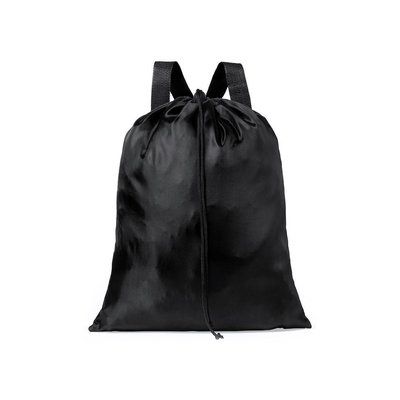 Mochila con cierre de cordón Negro