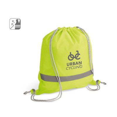 Mochila de Cordón con tira Reflectante