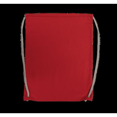 Mochila con cordones blancos de algodón Red