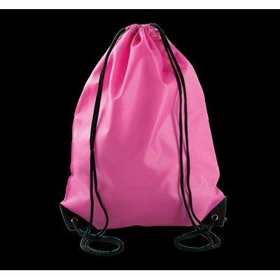Mochila con cordones y esquinas reforzadas Fluorescent Fuchsia