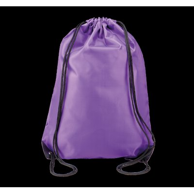 Mochila con cordones y esquinas reforzadas Purple