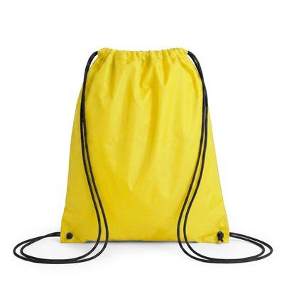 Mochila de cordones con ojales metálicos Amarillo