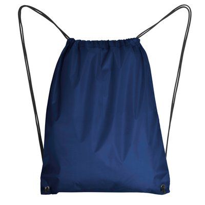 Mochila de cordones con ojales metálicos Marino UNICA