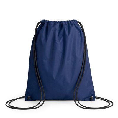 Mochila de cordones con ojales metálicos Marino