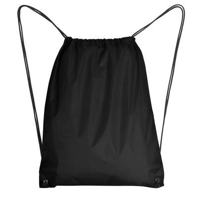 Mochila de cordones con ojales metálicos Negro UNICA