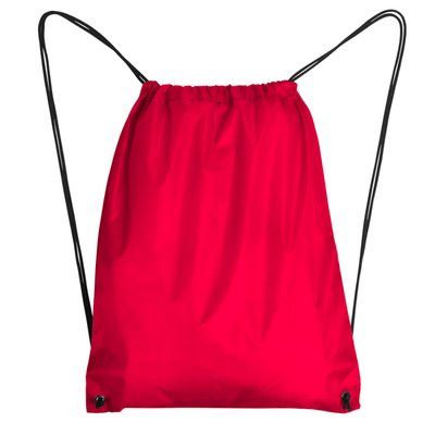 Mochila de cordones con ojales metálicos Rojo UNICA